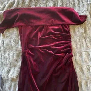 Vince Camuto Dresses Vince Camuto Velvet Off The Shoulder